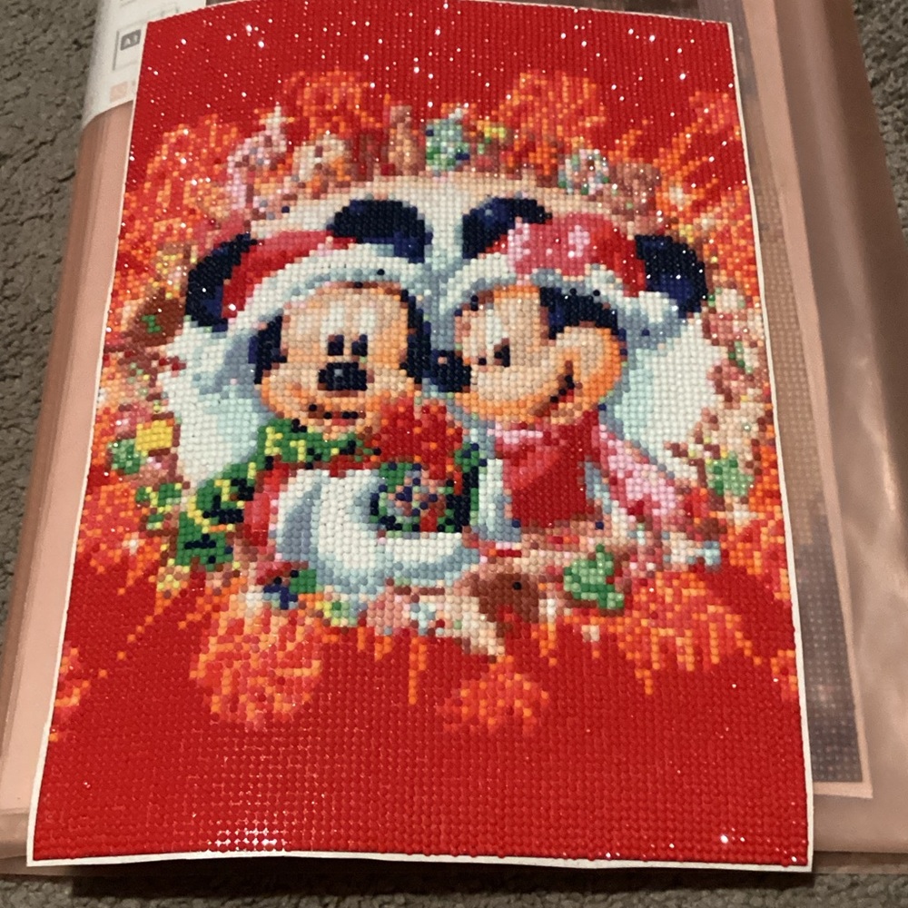 Mickey and Minnie Christmas Diamond Painting